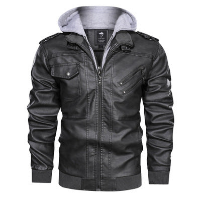 Zip Leather Jacket