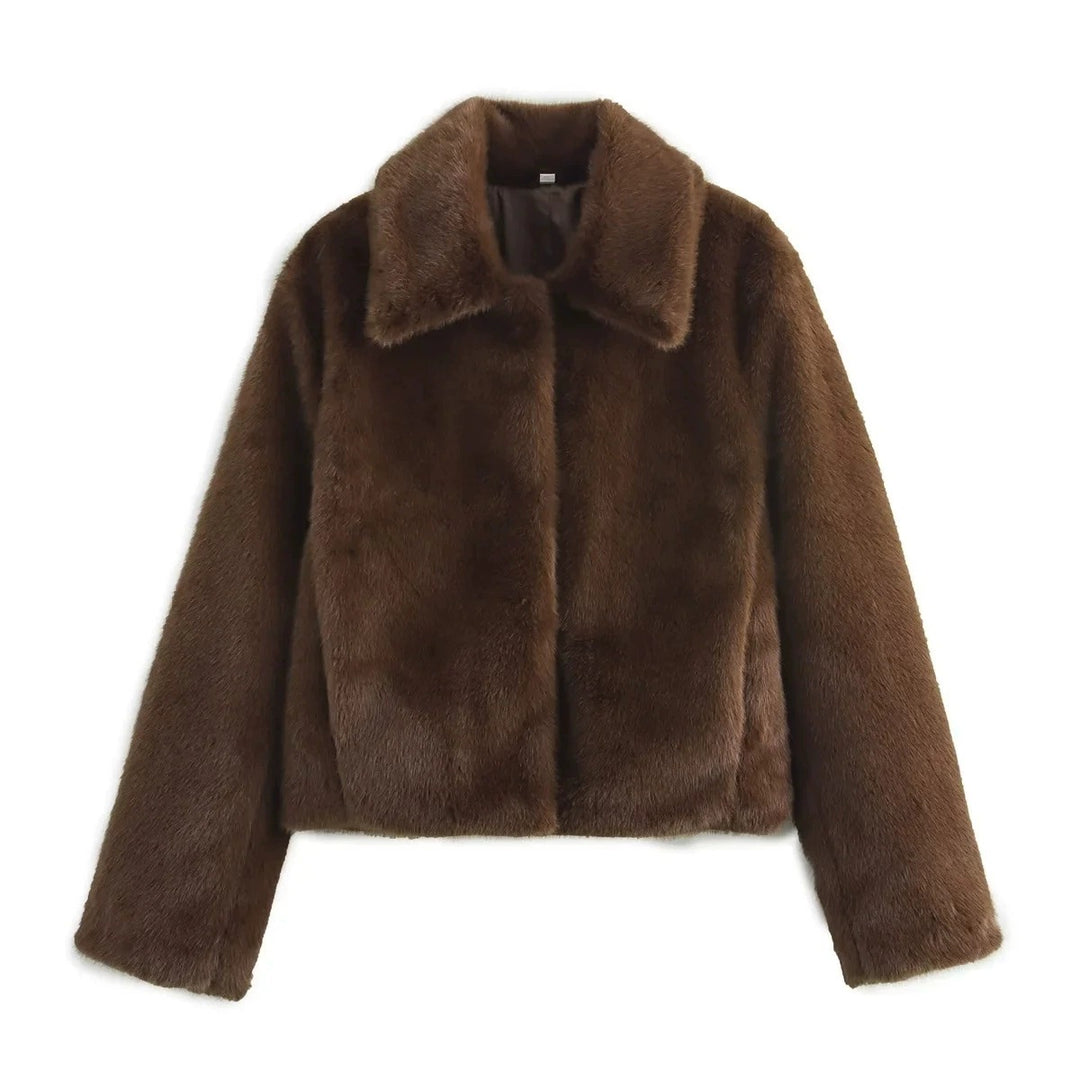 Women's Brown Fur Coat