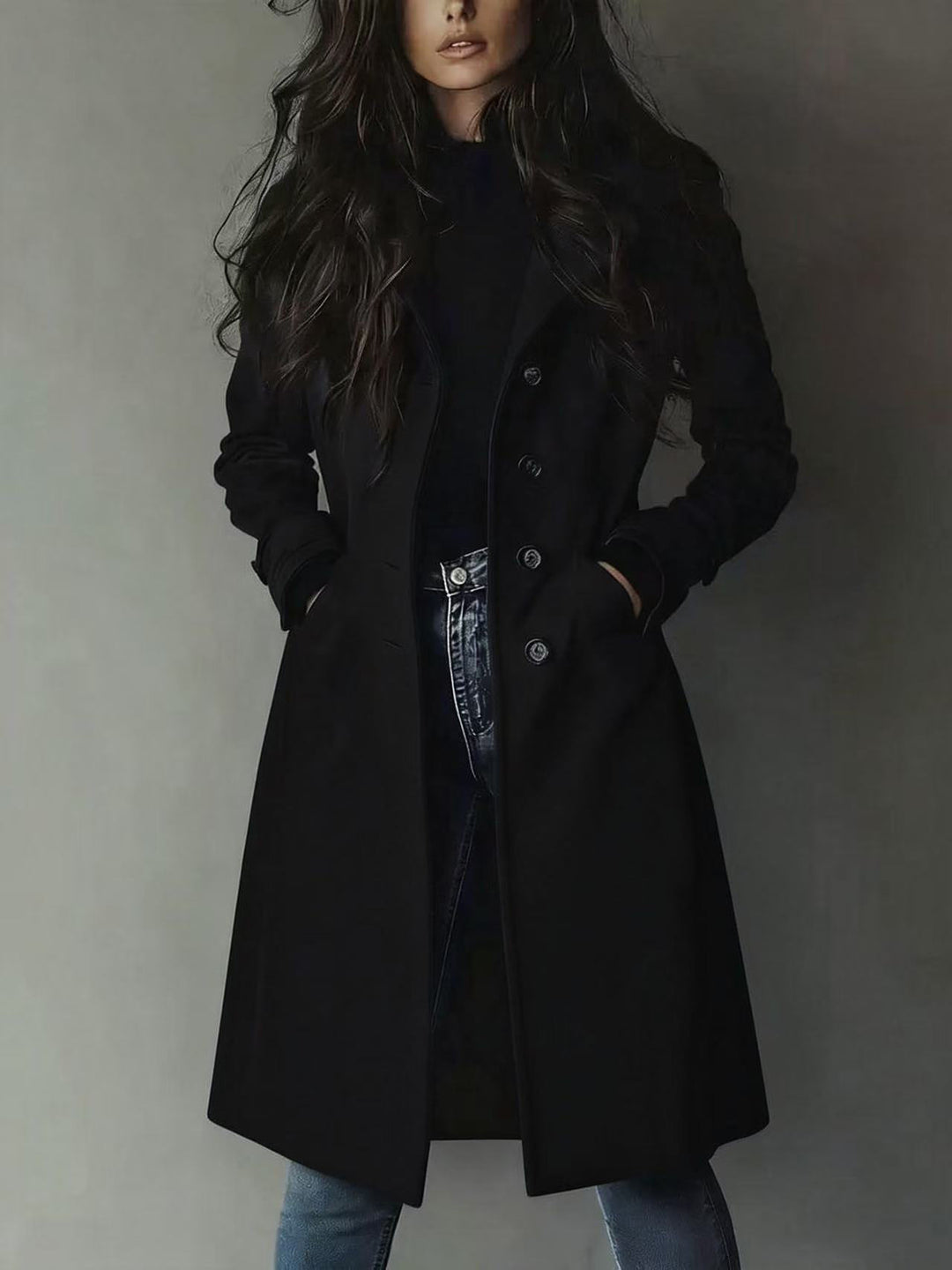 Long Windbreaker Jacket