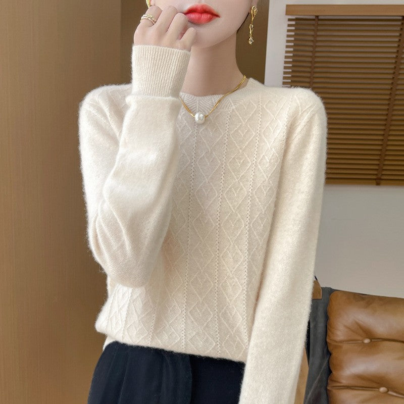 Crewneck Twist Sweater