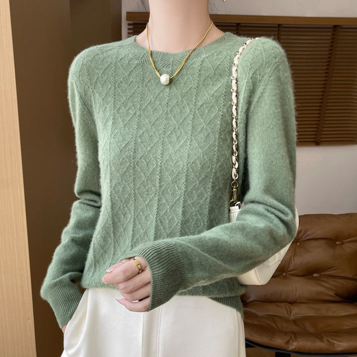 Crewneck Twist Sweater