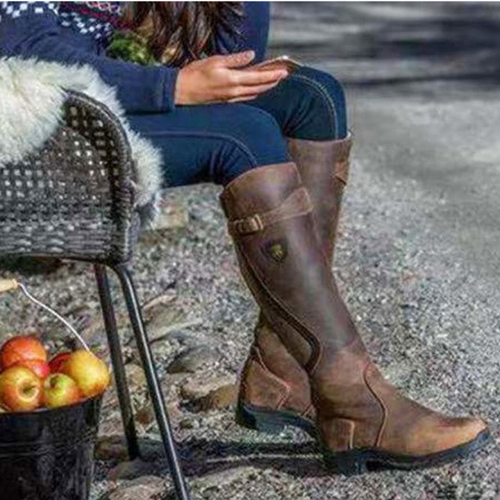 High Long Flat Boots