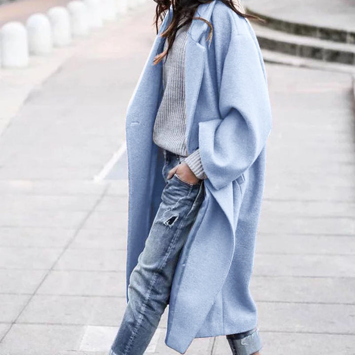 Solid Color Warm Woolen Jacket