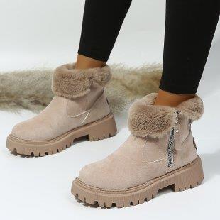 Women'S Velvet Warm Shoes