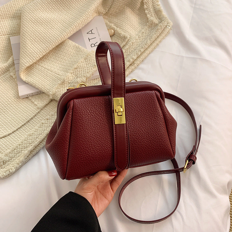 Women's Structured PU Leather Shoulder Tote Bag