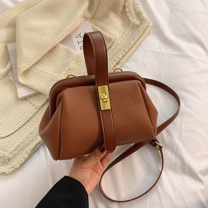 Women's Structured PU Leather Shoulder Tote Bag