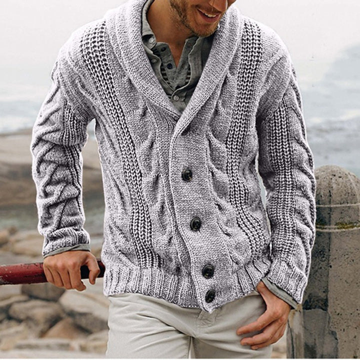 Single-Breasted Pop Sweater