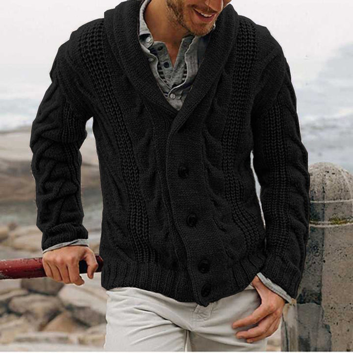 Single-Breasted Pop Sweater
