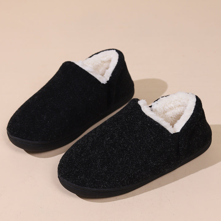 Couples Non-Slip Wool Fluffy Cosy Indoor House Slippers
