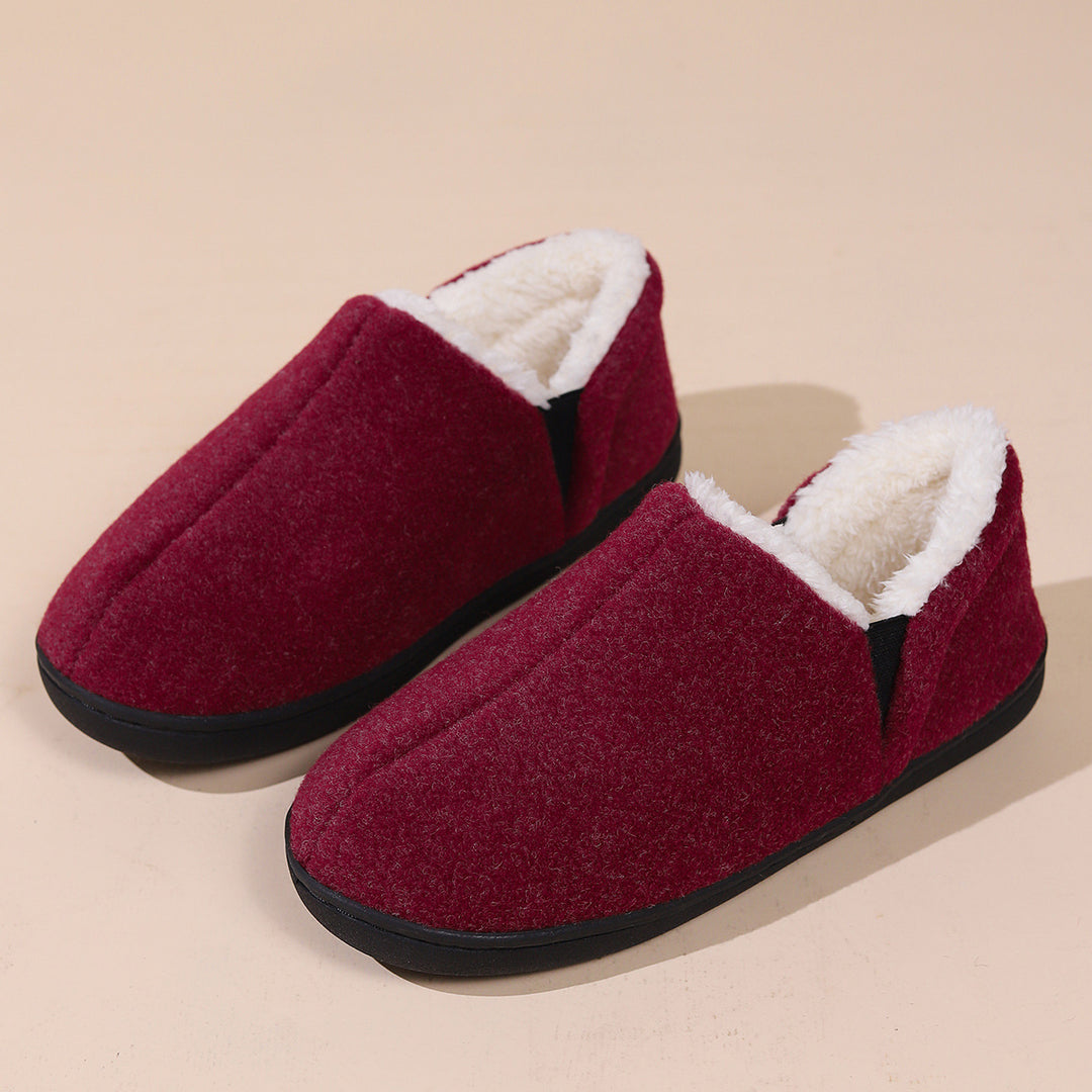 Couples Non-Slip Wool Fluffy Cosy Indoor House Slippers