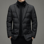 Black detachable collar fake two-piece