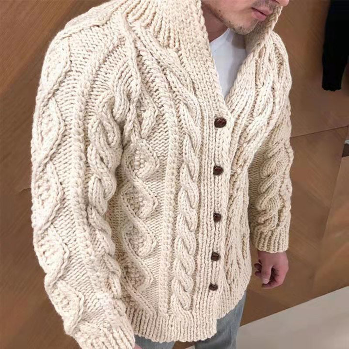 Men'S Jacquard Casual Sweater