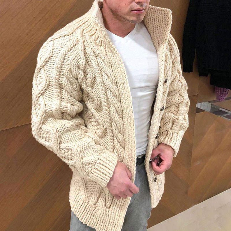 Men'S Jacquard Casual Sweater