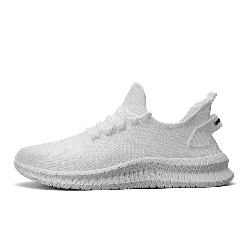 Unisex Sneakers – Mesh Knit Lace Up Runner