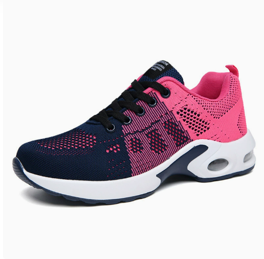 Women's Air Cushion Running Trainers Breathable Mesh Lace Up Sport Sneakers